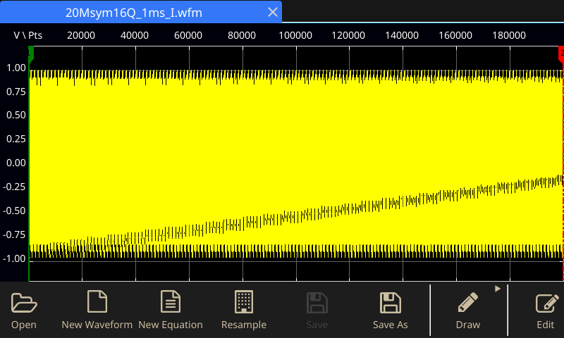 ArbBuilder application in the AFG31000