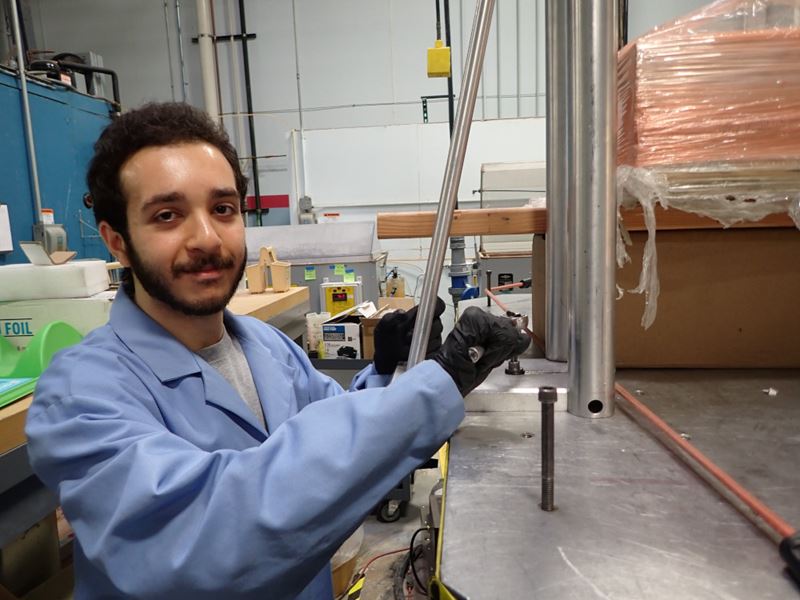 Person performing third-party validation testing.