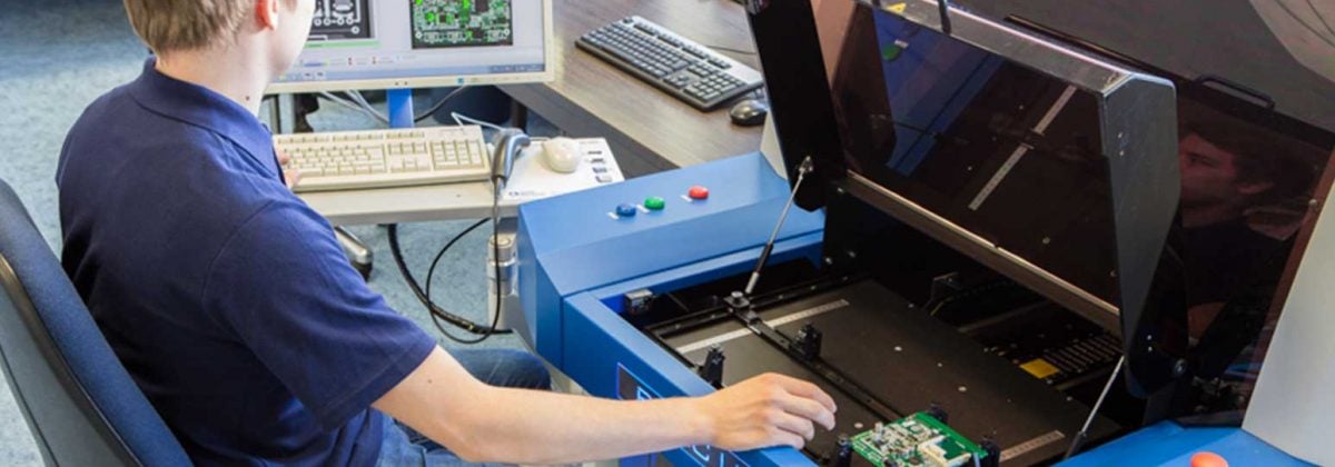 a man working on a computer