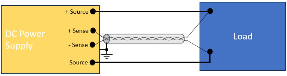 Proper wiring for sense lines