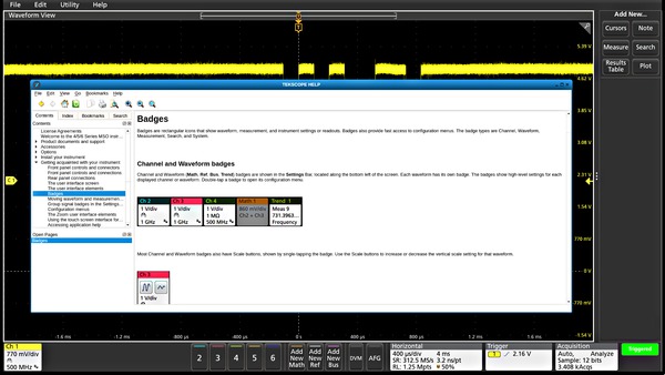 4 제품군 B MSO | Tektronix