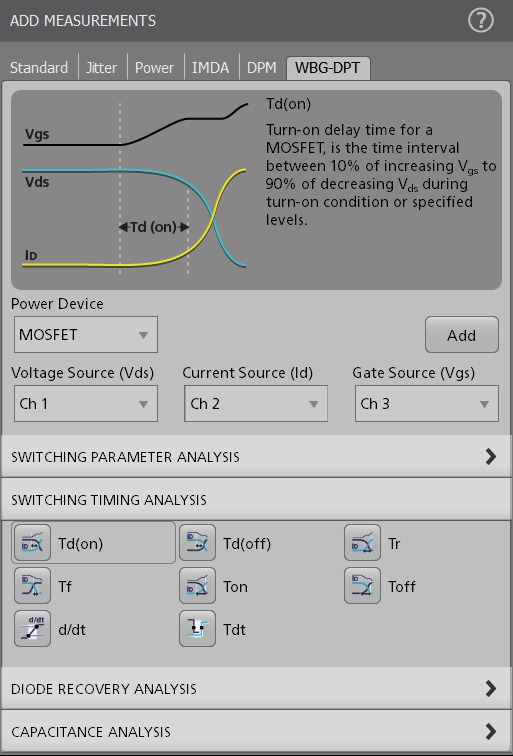 Wide Bandgap – Double Pulse Test Analysis | Tektronix