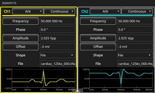 replicating real world signals with AFGs