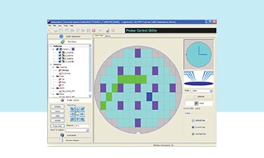 A screenshot from Keithley ACS Software showing wafer liability testing or WLR.