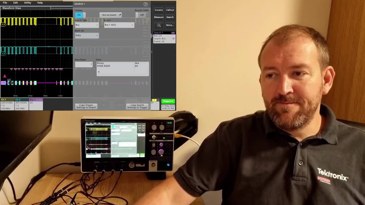 2 Series MSO - Search Functionality | Tektronix