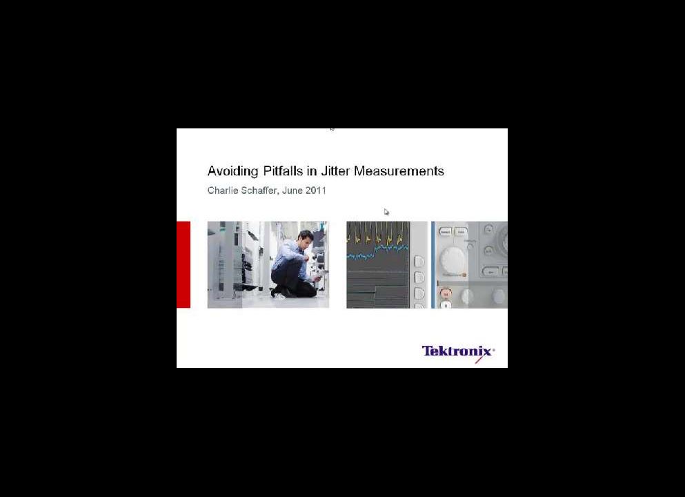 Avoiding Pitfalls in Jitter Measurements