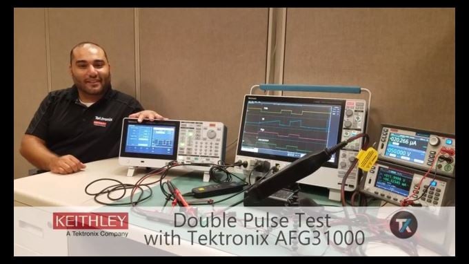 Double Pulse Test with the AFG31000