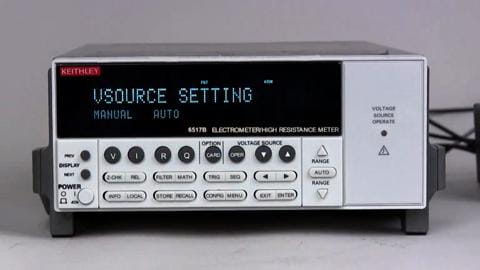 How To Make A Resistance Measurement Using The Model 6517b Electrometer With Auto And Manual Modes テクトロニクス