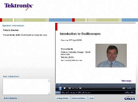 Introduction to Oscilloscopes Webinar | テクトロニクス