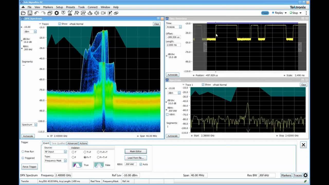 SignalVu PC Advanced Triggers In Depth_en