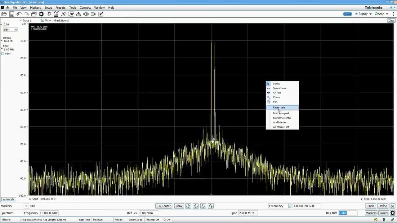 Signalvu Pc Primer Basics Of Spectrum Analysis Tektronix