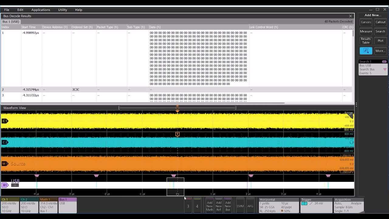 USB3 X Serial Bus Decoding with a 6 Series B MSO Oscilloscope_en