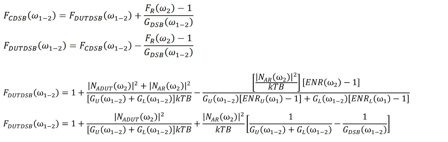 Noise Figure Overview of Noise Measurement Methods Tektronix