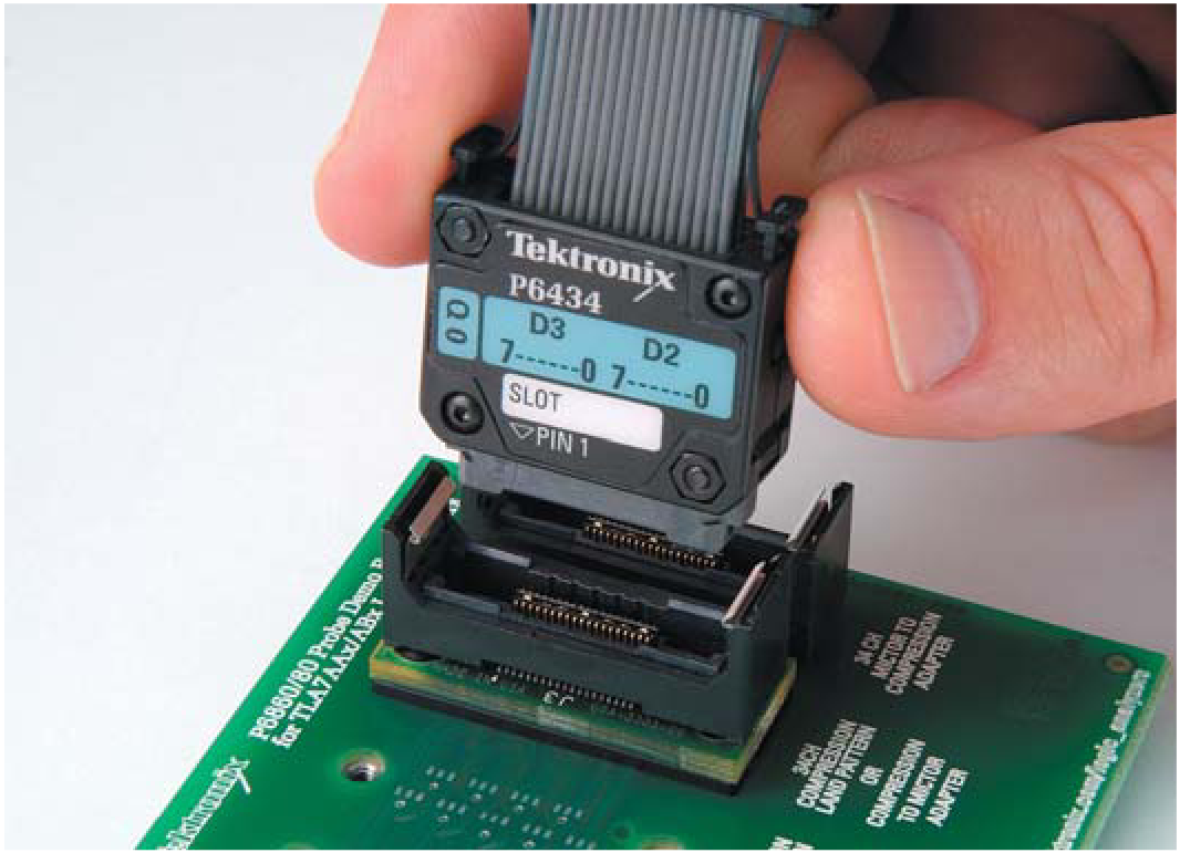 High-density, multi-channel logic analyzer probe