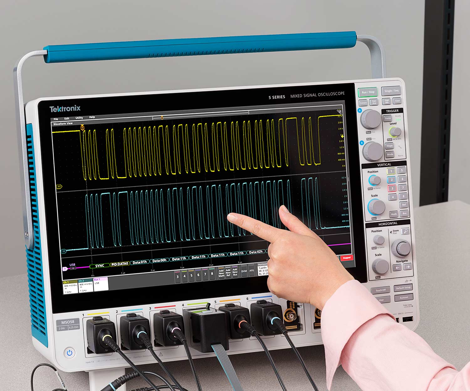 Hasil gambar untuk 5 Series MSO Mixed Signal Oscilloscope